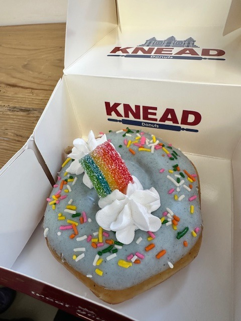 Unicorn Donut from Knead Donuts - Long Beach, CA