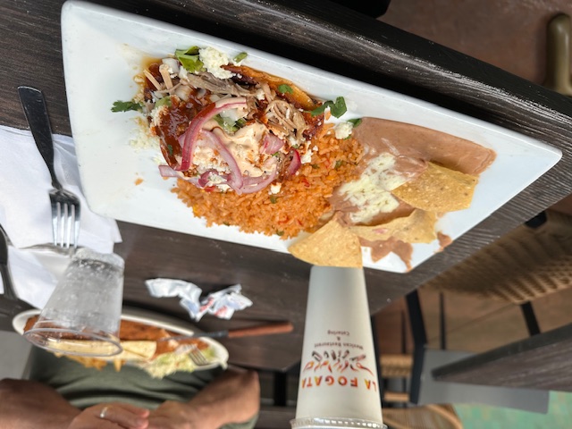 Fogata taco combo from La Fogata