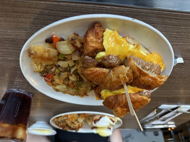 Breakfast sandwich at Lovi’s Delicatessen in Calabasas