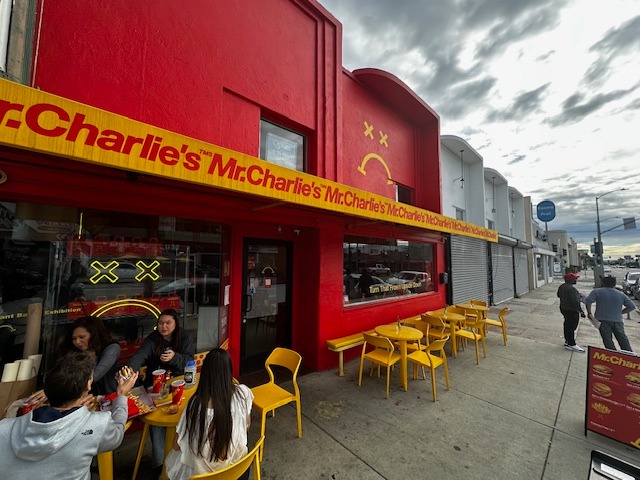 Exterior of Mr. Charlie’s in Hollywood